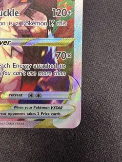Pokemon TCG Lucario VSTAR SWSH291 Crown Zenith Black Star Promo - Image 3