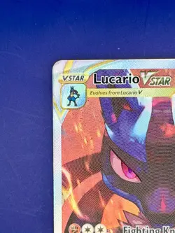Pokemon TCG Lucario VSTAR SWSH291 Crown Zenith Black Star Promo Card - Image 4