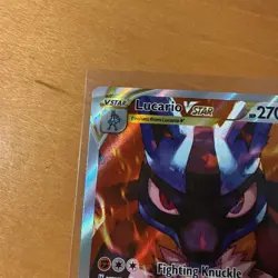 Pokemon TCG Lucario VSTAR SWSH291 Crown Zenith Black Star Promo - Image 5