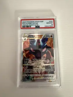Pokemon TCG Crown Zenith Promo Lucario VSTAR SWSH291 PSA 10 Gem - Image 1