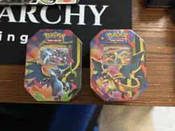 Pokemon TCG Mega Charizard Ex Tin Set of 2 - Image 1