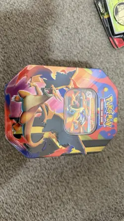 Pokemon TCG Mega Charizard ex Y Tin factory sealed - Image 1