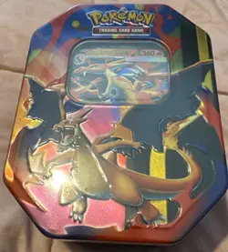 Pokemon TCG Mega Charizard Y EX Tin - Brand New & Sealed - Image 1