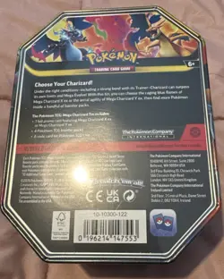 Pokemon TCG Mega Charizard Y EX Tin - Brand New & Sealed - Image 2