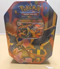 Mega Charizard Ex Tin - Mega Charizard Y EX Promo - Pokemon TCG Factory Sealed - Image 1
