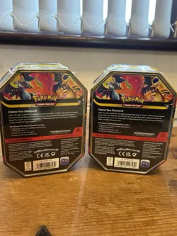 Pokemon TCG - Mega Charizard Y Ex Tin - Sealed And In Hand - Image 4