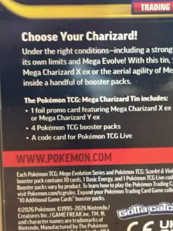 Pokemon TCG - Mega Charizard Y Ex Tin - Sealed And In Hand - Image 5