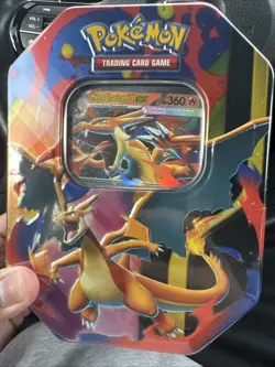 Mega Charizard Ex Tin - Mega Charizard Y EX Promo - Pokemon TCG Factory Sealed - Image 1