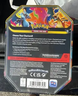 POKEMON TCG MEGA CHARIZARD Y EX TIN NEW FACTORY SEALED FAST SHIPPING! - Image 2
