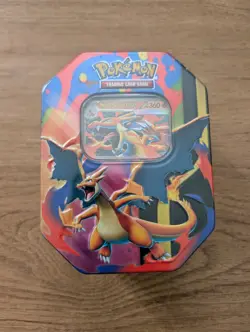 Pokemon TCG Mega Charizard Y Ex Tin (Brand New & Sealed) - Image 1