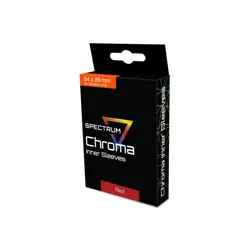 Chroma Opaque Red Back CCG Gaming Card Inner Sleeves Pack of 100 BCW Spectrum - Image 1