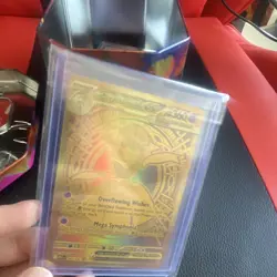 Pokemon TCG Mega Gardevoir EX Gold 187/132 & Mega Charizard X EX with Tin - Image 2