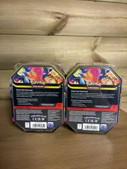 Pokemon TCG: Mega Charizard ex Tin x 2 (One of each X + Y) - Sealed ✅ - Image 2