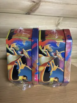 Pokemon TCG: Mega Charizard ex Tin x 2 (One of each X + Y) - Sealed ✅ - Image 3