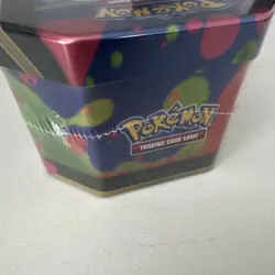 New Pokemon TCG Mega Charizard X ex Tin Factory Sealed - Image 4