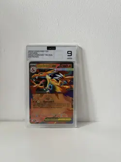 Pokemon TCG Mega Charizard Y EX Tin Promo Card PCG Grading 9 - Image 1
