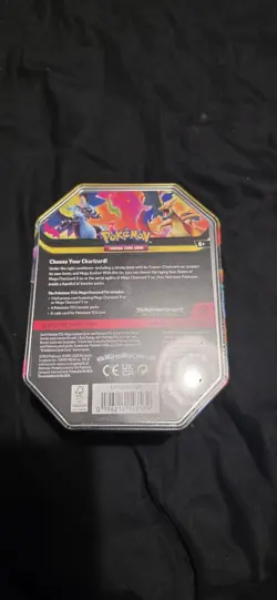 Pokemon TCG Mega Charizard Y Ex Tin Factory Sealed Brand New - Image 2