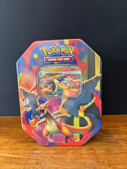 Pokemon TCG Mega Charizard Y EX Tin – Brand New & Factory Sealed - Image 1