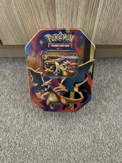 Pokemon Mega Charizard EX Y Tin Sealed Pokemon TCG Collectible Tin Pokemon - Image 1