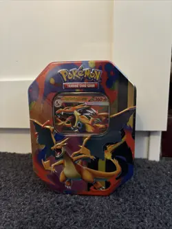 Pokemon TCG Mega Charizard Y EX Tin - Factory Sealed - Image 1