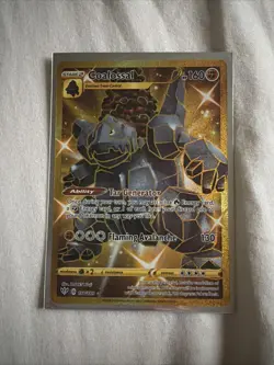 Pokemon TCG Coalossal Gold Darkness Ablaze Secret Rare Card 198/189 - Image 1