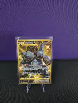 Pokemon TCG Coalossal Card Gold Secret Rare Darkness Ablaze 198/189 - Image 1