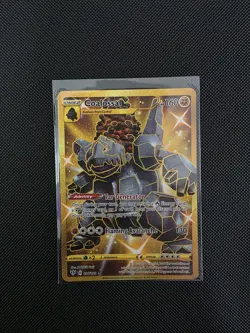 Pokemon TCG Coalossal Card Gold Secret Rare Darkness Ablaze 198/189 - Image 3
