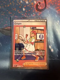 Pokemon TCG Crispin Trainer Prismatic Evolutions Card 171/131 NM+ - Image 1