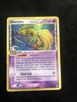 NINETALES DELTA SPECIES 8/101 HOLO RARE DRAGON FRONTIERS POKEMON HOLO MP - Image 1