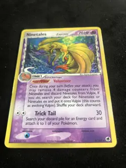 NINETALES DELTA SPECIES 8/101 HOLO RARE DRAGON FRONTIERS POKEMON HOLO MP - Image 2