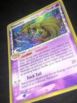 NINETALES DELTA SPECIES 8/101 HOLO RARE DRAGON FRONTIERS POKEMON HOLO MP - Image 4