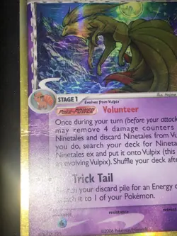 NINETALES DELTA SPECIES 8/101 HOLO RARE DRAGON FRONTIERS POKEMON HOLO MP - Image 5
