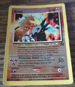 vintage pokemon lot of 4, container, promo foil card, Topps, holographic card - Image 3
