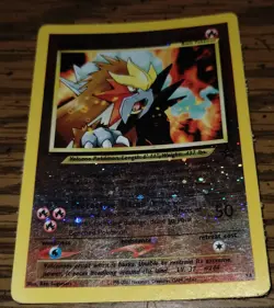 vintage pokemon lot of 4, container, promo foil card, Topps, holographic card - Image 4
