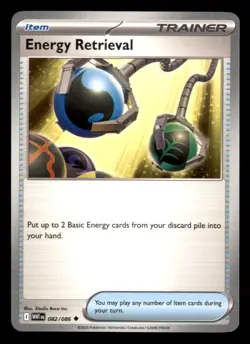 Energy Retrieval 082/086 Uncommon White Flare Pokemon Near Mint - Image 1
