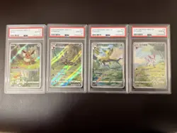 Pokemon Chinese Gem Vol.2 PSA 10 Sequential Set Eevee Umbreon Leafeon Sylveon - Image 1