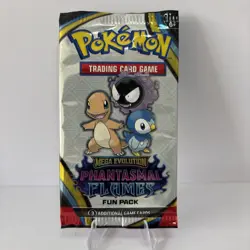 POKEMON - MEGA EVOLUTION PHANTASMAL FLAMES FUN PACK SEALED - 3 RANDOM CARDS - Image 1