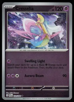 Cresselia 039/094 Uncommon Phantasmal Flames Pokemon Reverse Holo Near Mint - Image 1