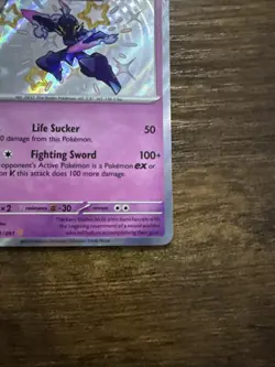 Pokemon Ceruledge TCG 162/091 Paldean Fates Shiny Holo Rare Card NM-MT Condition - Image 5
