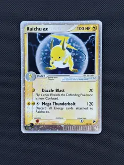 Pokemon Card Raichu Ex Sandstorm 98/100 - LP - WITH SWIRL🌀🌀🌀 - Image 1