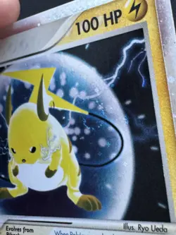 Pokemon Card Raichu Ex Sandstorm 98/100 - LP - WITH SWIRL🌀🌀🌀 - Image 3