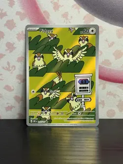 Pokemon TCG Pidgey 207/197 SV03: Obsidian Flames Full Art Card Nintendo 2023 LP - Image 1