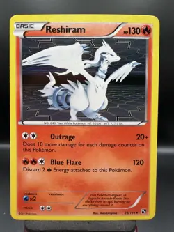 Reshiram 26/114 Holo Rare Black & White Pokemon Holo NM - Image 1