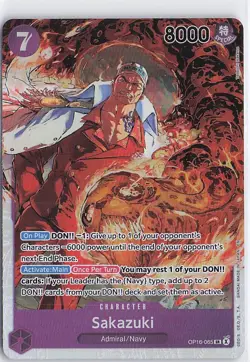 The Time of Battle #OP16-065 Sakazuki - Image 1