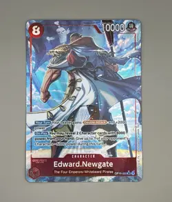 Bandai One Piece Edward.Newgate OP16-003 SR Alt Art Holo Foil NM/M Card - Image 1