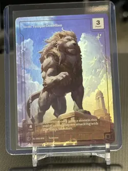 Wonders Of The First ALT ART FORMLESS FOIL Stoic Temple Guardian 1st Ed. AI-295 - Image 1