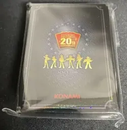 YuGiOh 20th Anniversary Duelist Box 100 Count Card Sleeves Sealed Pack Konami - Image 1