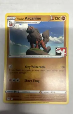 Hisuian Arcanine 084/196 Prize Pack Series Cards Regular Pokemon - Image 1