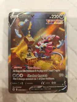 Hoopa V GG53/GG70 Crown Zenith Galarian Gallery Holo Card Near Mint Condition - Image 1