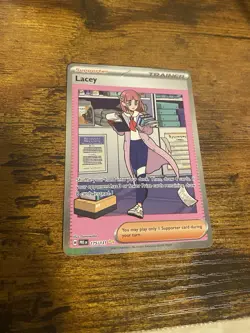 Lacey 175/131 Full Art Trainer Prismatic Evolutions Pokemon Card NM - Image 1